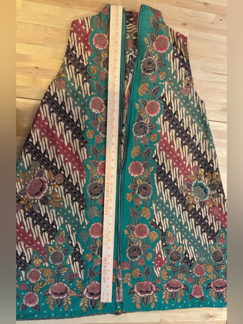 Batik dress or outer layer Size large - Picture 9 of 12